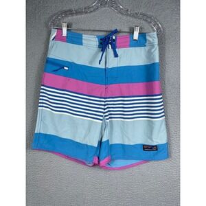 Patagonia Men's Size 32 Striped Colorful Swim Trunks
